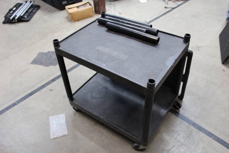 lot 188 image: Build-A-Cart Rolling 3-Shelf Cart