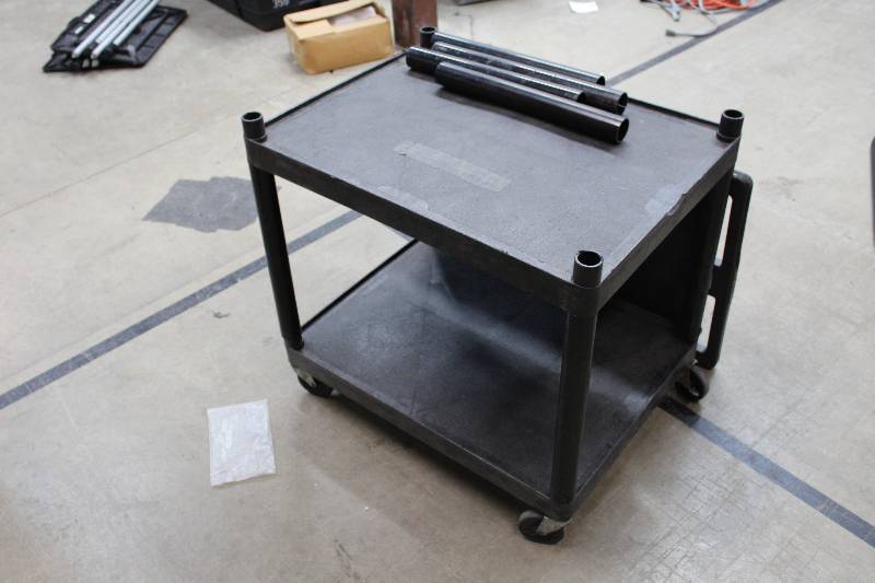 lot 190 image: Build-A-Cart Rolling 3-Shelf Cart