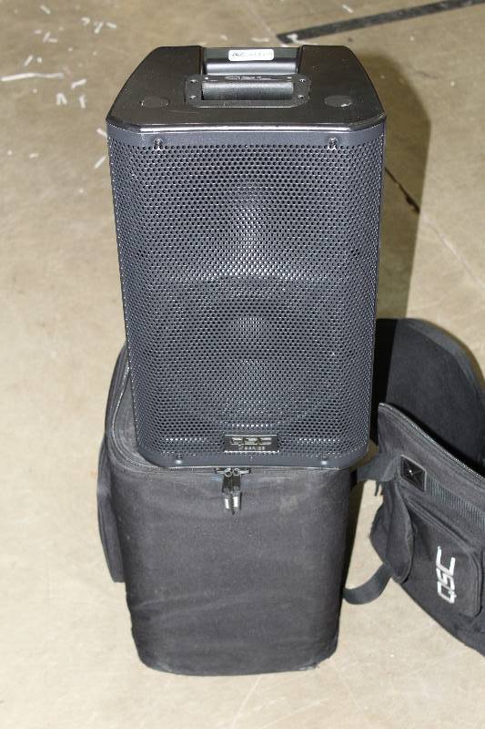 lot 142 image: Lot of (2) QSC M Series Commercial Audio Systems w Case