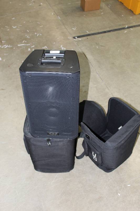 lot 143 image: Lot of (2) QSC M Series Commercial Audio Systems w Case