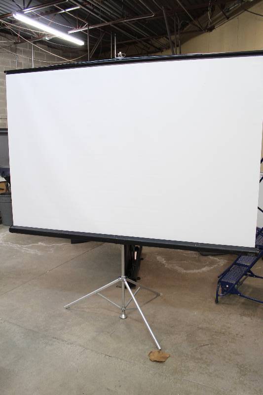 lot 237 image: Draper 96in. Projection Screen w Stand