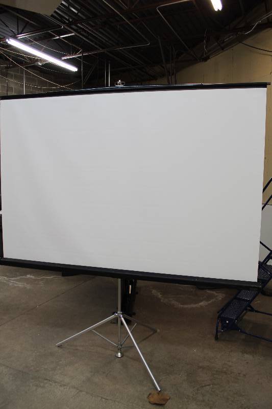 lot 239 image: Draper 96in. Projection Screen w Stand