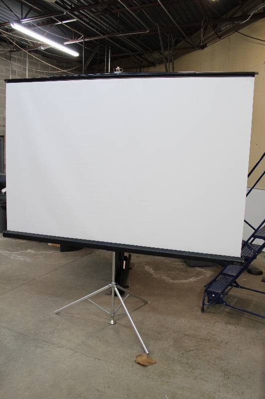 lot 236 image: Draper 96in. Projection Screen w Stand