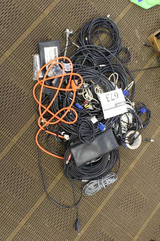 lot 673 image: Misc Cables