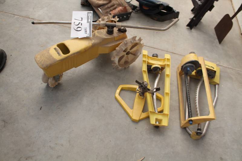 lot 759 image: Lot of (4) Lawn Sprinklers