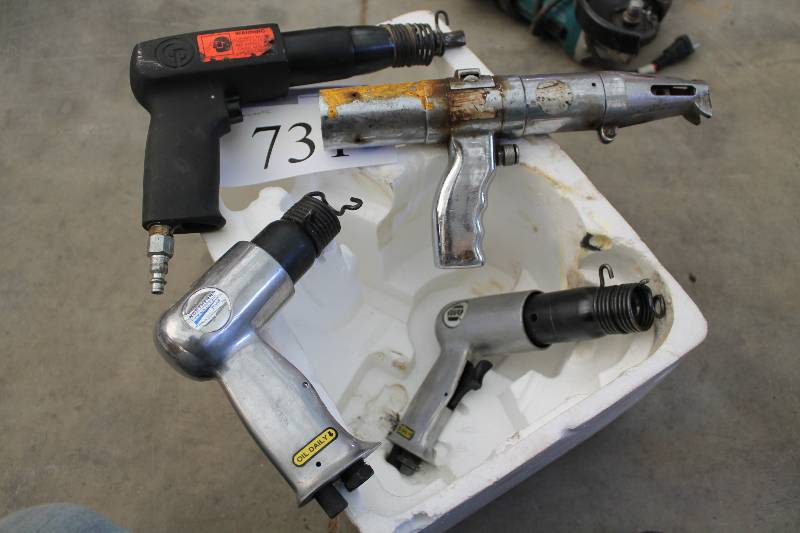lot 731 image: Lot of (4) Pneumatic Hammers
