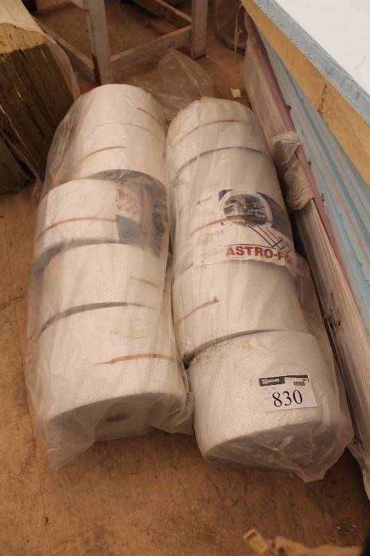 lot 830 image: Lot of (10) Astro Foil Insulation Rolls