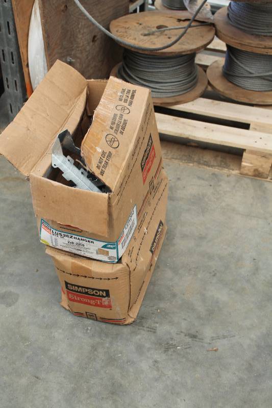 lot 812 image: Lot of (2) Boxes of Simpson Strong Tie LUS28Z 2x2x10 Hangars