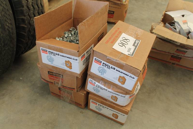 lot 806 image: Lot of (5) Boxes of Simpson Strong Tie PSCL58 Sheathing Clips