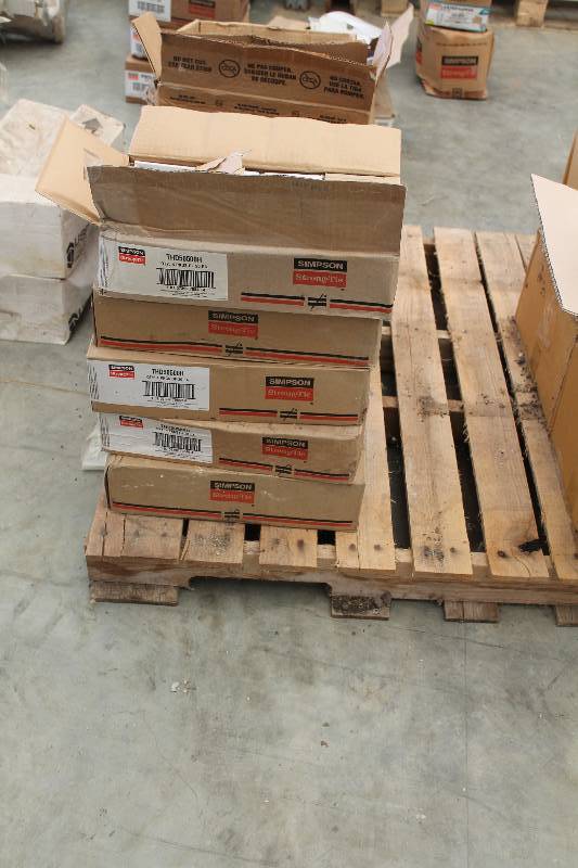 lot 807 image: Lot of (5) Boxes of Simpson Strong Tie Titen HD Heavy Duty 12x5in. Screw Anchors
