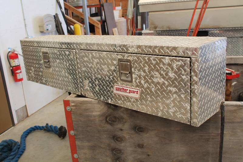 lot 802 image: Weather Guard Truck Bed Side Tool Box