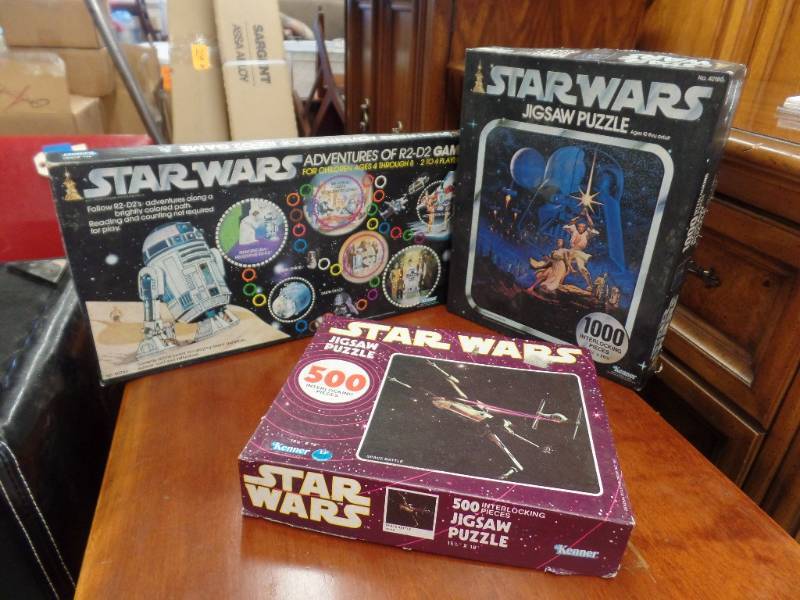 lot 416 image: STAR WARS PUZZLES AND GAME