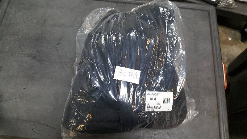 lot 3133 image: Unisex 100% Premium Long-Staple Combed Cotton Robe&nbspColor - Black Size - 1XL