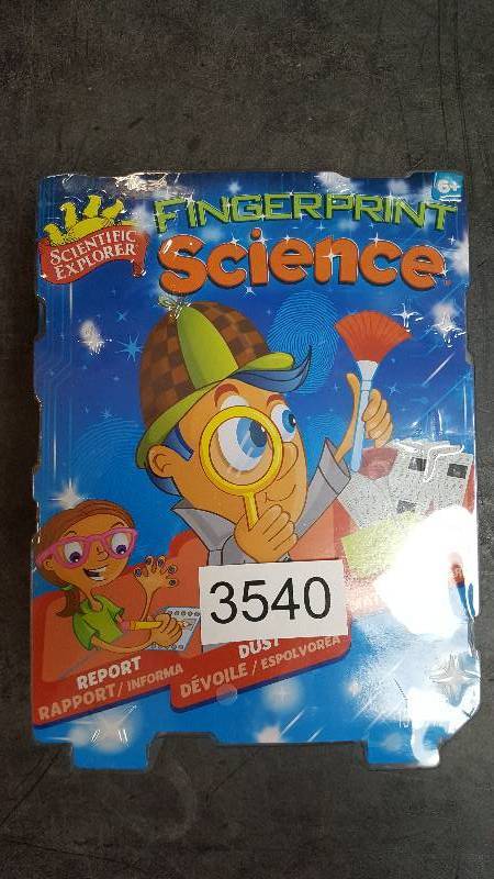 lot 3540 image: Scientific Explorer Fingerprint Science Mini Lab