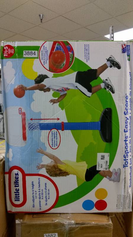 lot 3884 image: Little Tikes TotSports Easy Score Basketball Game