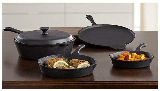 Seasoned Cast Iron 5 Piece Set | Lodge Cast Iron