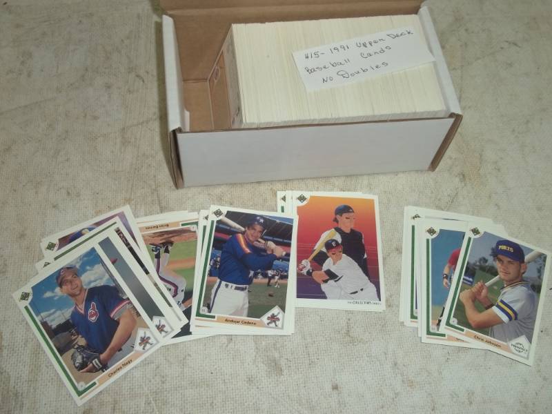 lot 28 image: 415 - 1991 Upper Deck Baseball Cards No Doubles