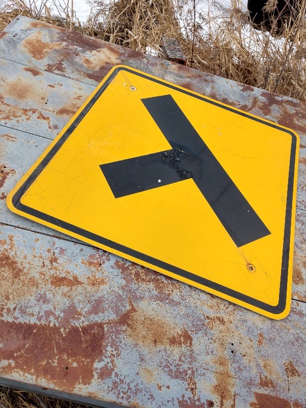 lot 2 image: Side Road Sign