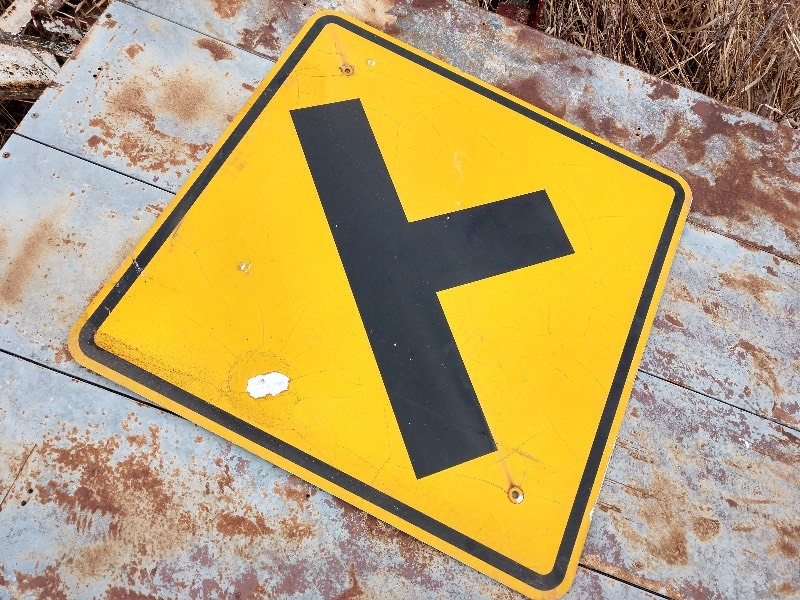 lot 8 image: Side Road Sign