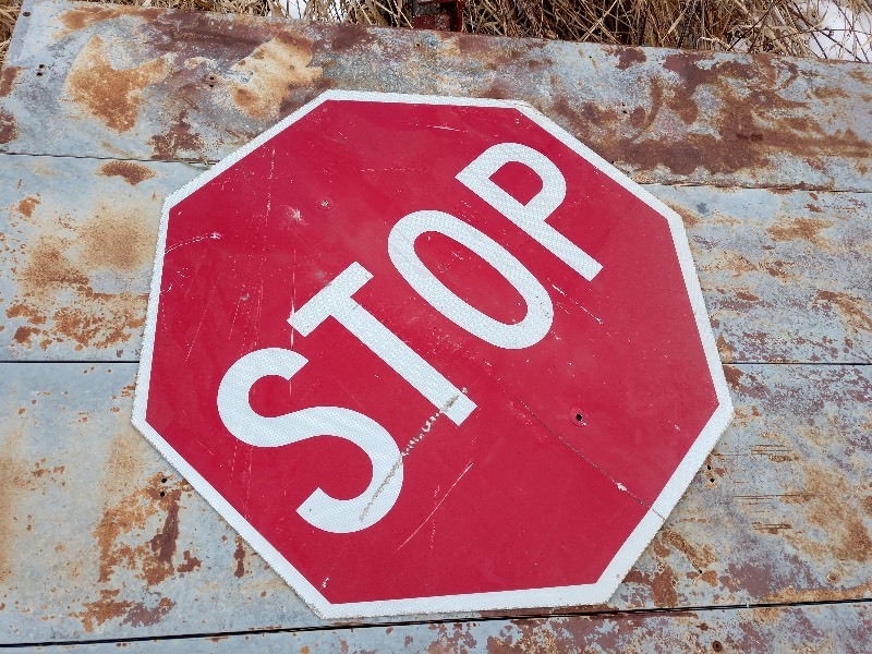lot 10 image: Stop Sign