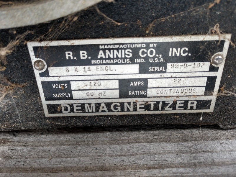 lot 46 image: R.B. Annis Co. Demagnetizer