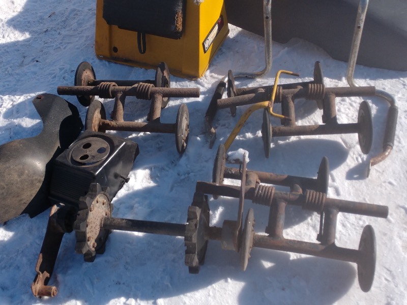 lot 74 image: Vintage Snow Mobile Parts