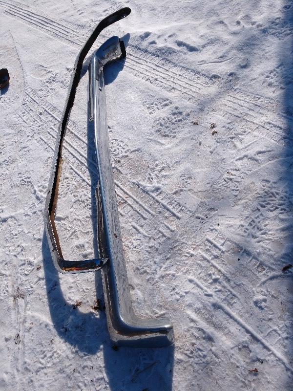 lot 80 image: 60s Mustang Chrome Bumpers