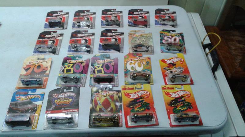 Lot Of 20 Hot Wheels Cars, New In The Package, Package May Show Minor Wear, Most Dale Jr. Or The Decades