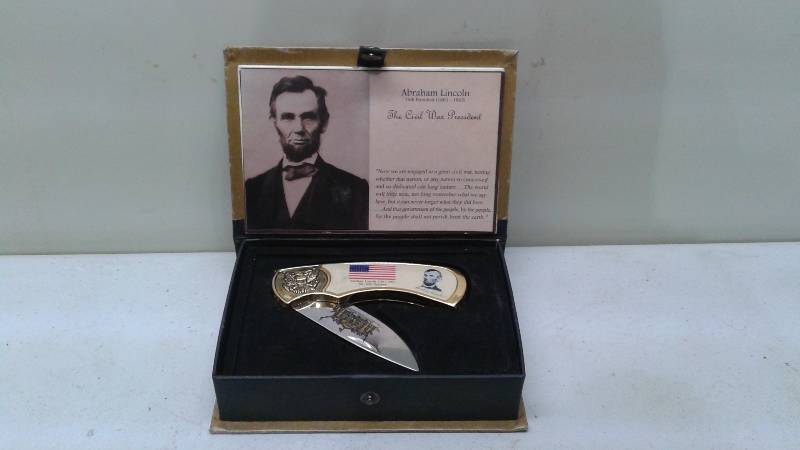Abraham Lincoln Commemorative Pocket Knife�