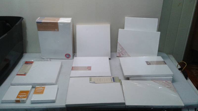 Lot Of Painting Art Canvas Boards, Most New
