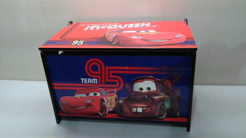 Disney Cars Toy Box, Used, Some Wear, Marks