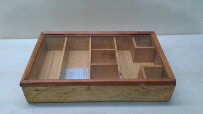 Wood Shadow Box Display Case