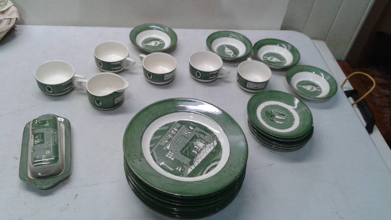 Set Of Colonial Homestead By Royal Fine China Dishes, Has On Wear, Some Have Chips