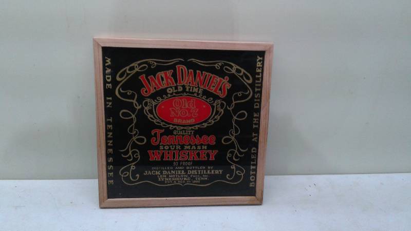 Jack Daniels Framed Mirror Picture