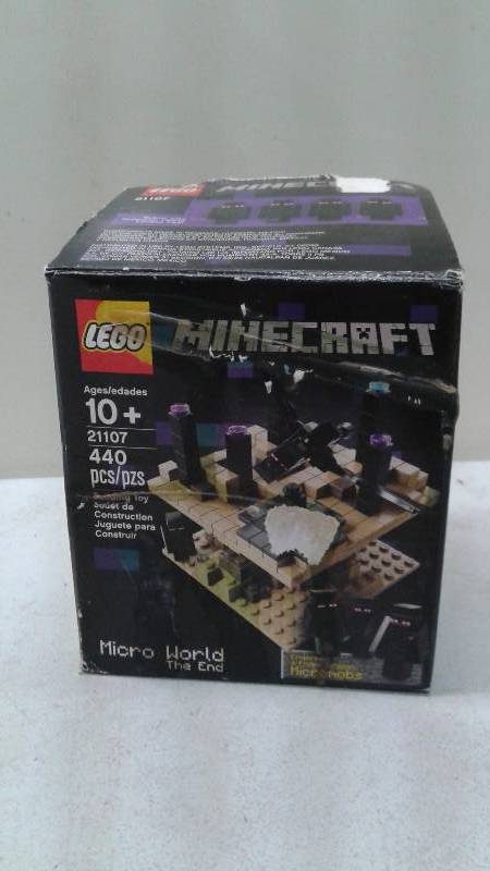 Box Of Minecraft Legos, Box Shows Wear, Bags Inside Are Still Sealed