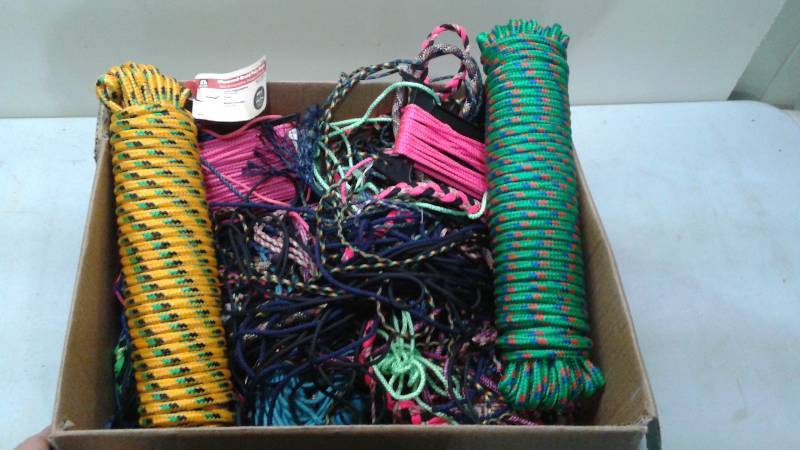 Huge Lot Of Para-Cords, Two New Rolls Of 100ft Thick Cords
