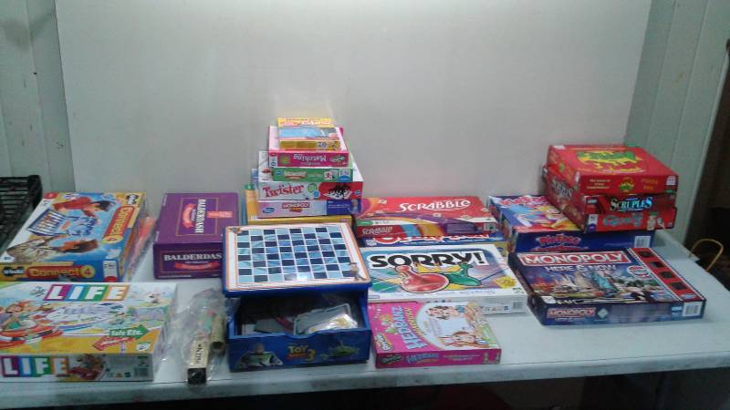 Large Lot Of Board Games, Unchecked For Completeness