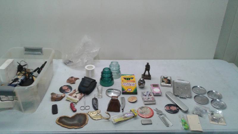 Bin Filled With Small Collectibles