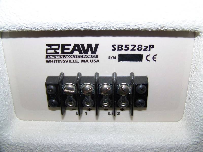 lot 2 image: Eastern Acoustic Works (EAW), B528zP, Large Venue Subwoofer  Sub