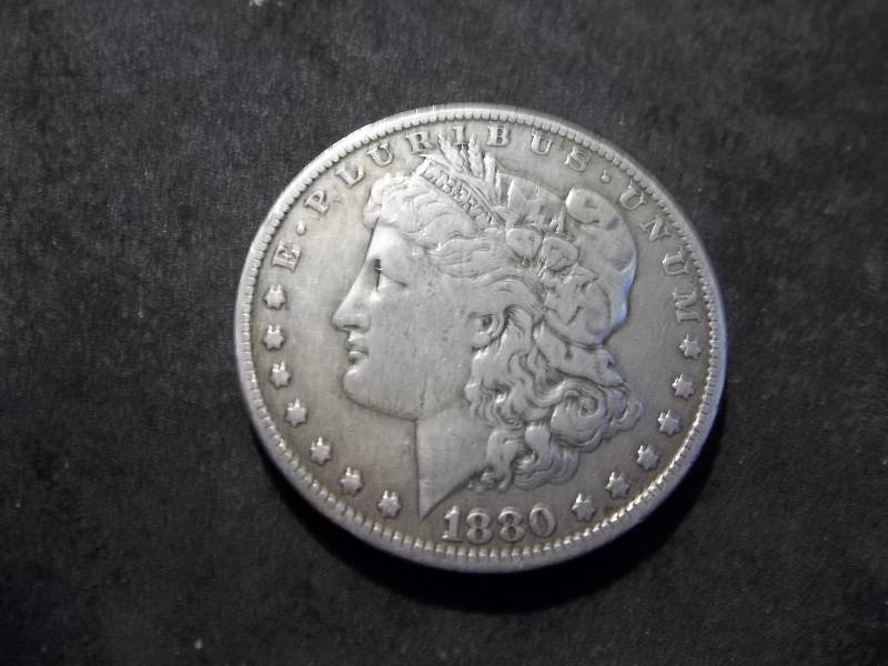 1880  O  Morgan Silver Dollar