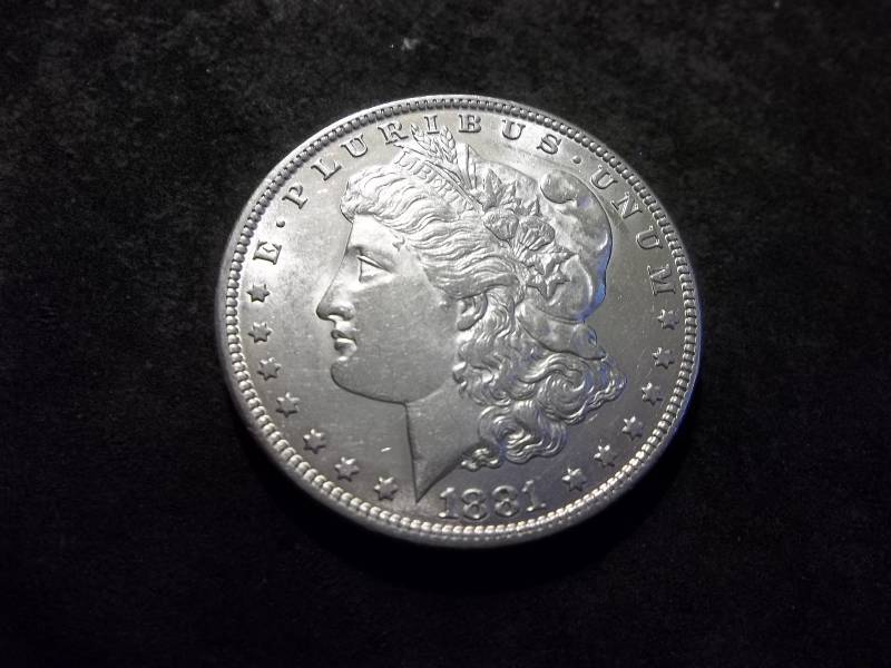 1881 O Morgan Silver Dollar