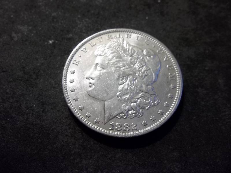 1882 O Morgan Silver Dollar
