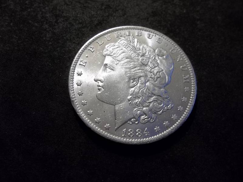 1884 O Morgan Silver Dollar