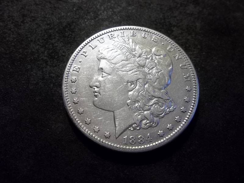 1884 S Morgan Silver Dollar
