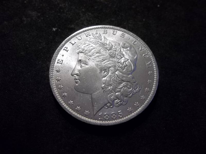 1885 O Morgan Silver Dollar