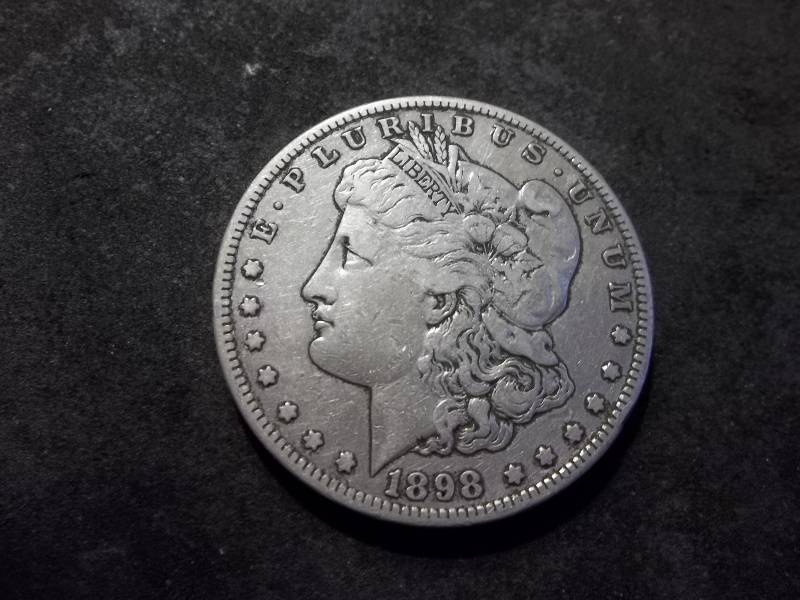 1898 S Morgan Silver Dollar