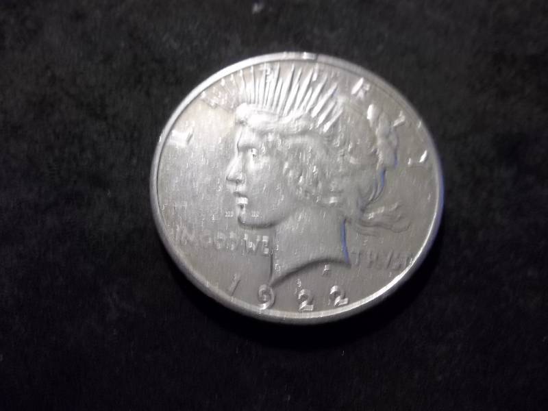 1922 S  Silver Peace Dollar