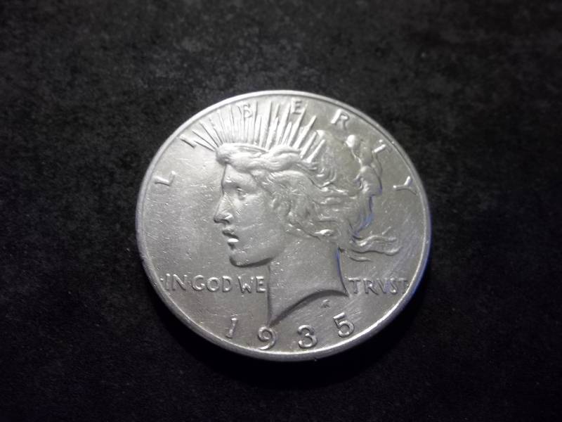 1935 S Peace Silver Dollar