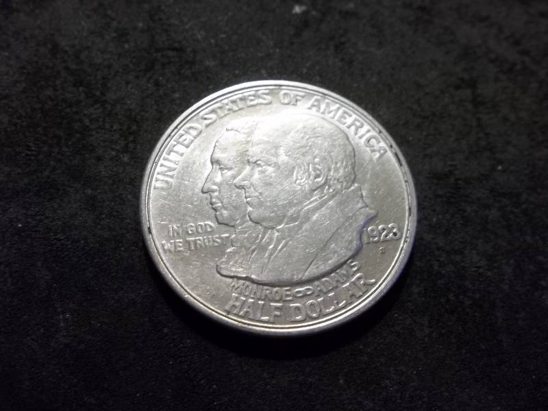 1928 Monroe Doctrine Silver Half Dollar Comemmorative