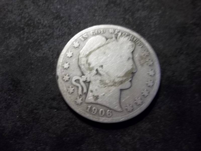 1906  Barber Half Dollar